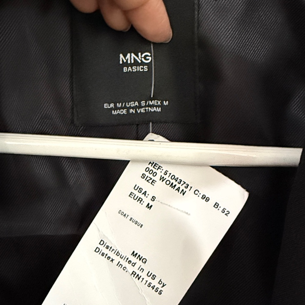 NWT Mango Coat, polyester, US Size: S, Eur: M - Picture 4 of 8